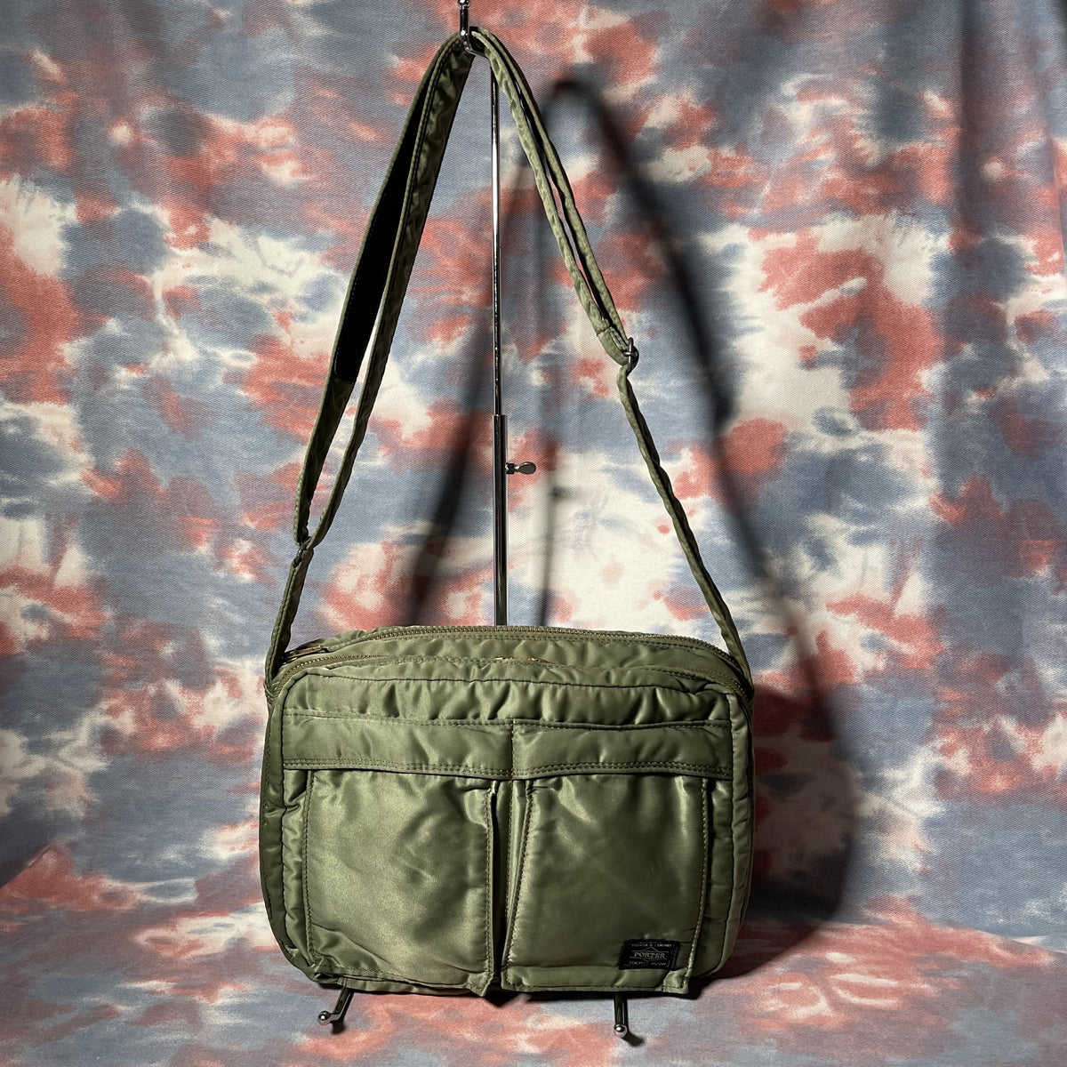 Porter Tanker Shoulder Bag (L) - Sage Green 橄欖綠色Tanker大斜揹袋