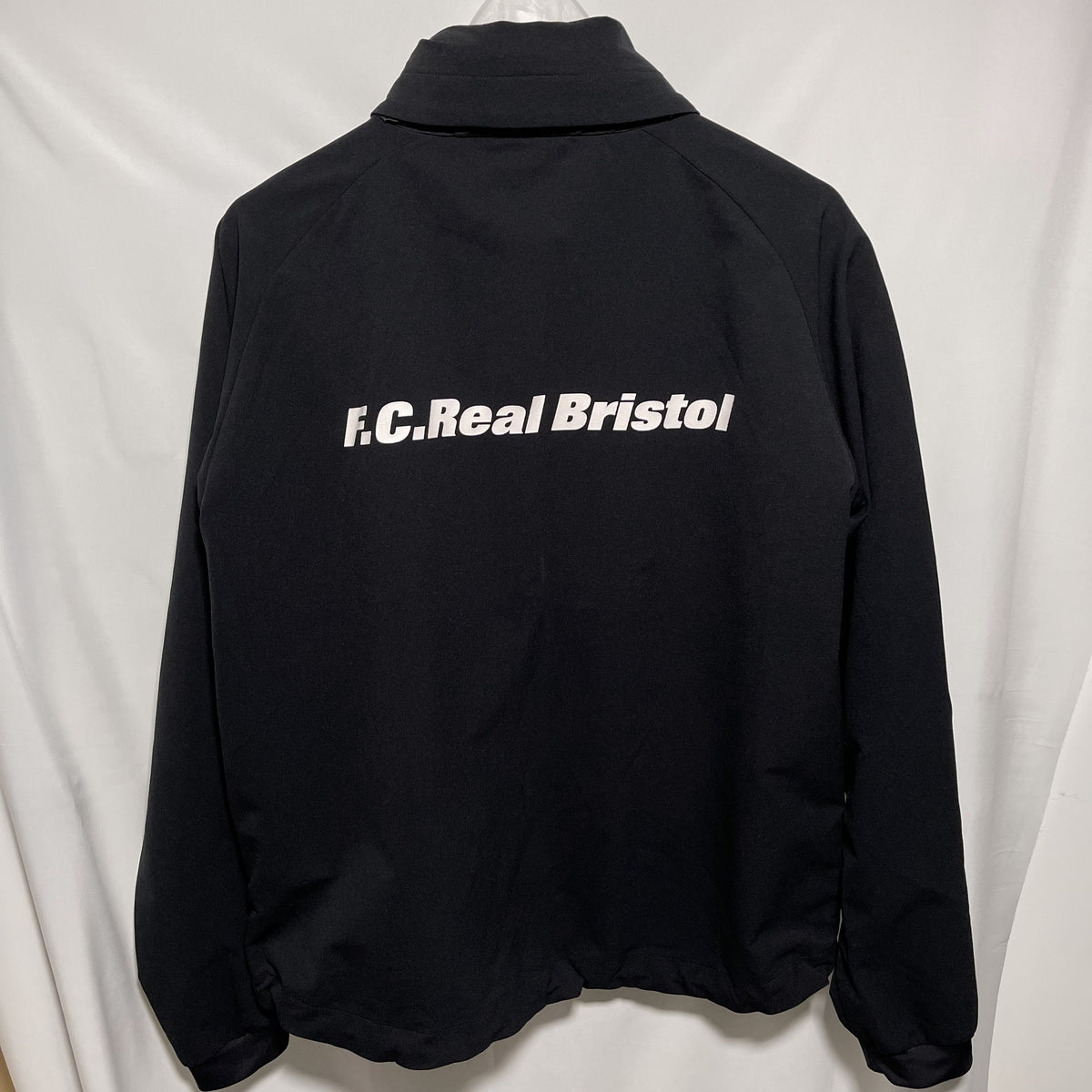 FCRB Stretch Light Weight Hooded Blouson 20SS Size M 黑色輕量拉鏈有帽風䄛