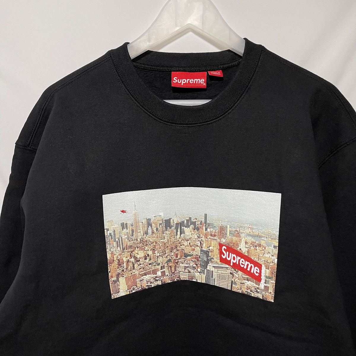 Supreme Aerial Crewneck BLACK L-