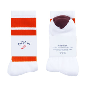 NOAH stripe sock - orange