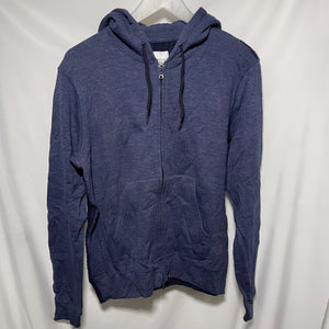 Uniform Experiment Full zip Hoodie Jacket Navy size 1 UE 深藍色前衛衣後冷衫拉鏈外套