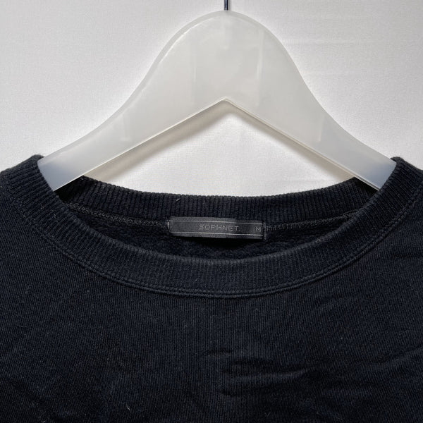 Sophnet logo sweatshirt fleece Black size M soph 黑色抓毛logo衛衣