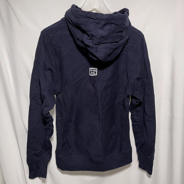 FPAR navy hoodie size 1 S 深藍色印花有帽衛衣 細碼