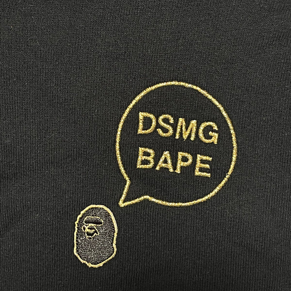 Bape x Dover street market Ginza DSMG hoodie black size S 黑色猿人xDSMG有帽衛衣