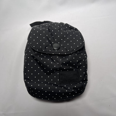 Head Porter Black Beauty Dot pouch with buckle 黑色波點小物袋連扣