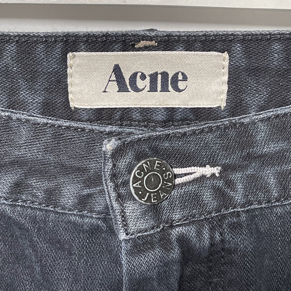 Acne Studios Black Washed Jeans Denim w30 黑色acne洗水牛仔褲