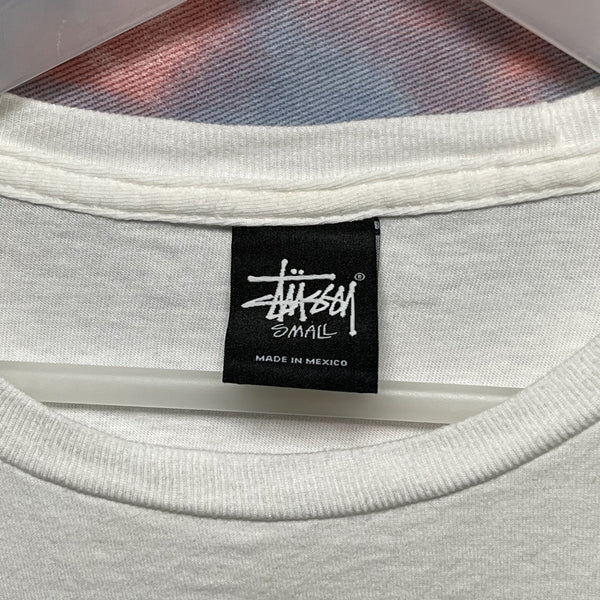 Stussy Painting No4 Tee - White Size S 白色印花tee