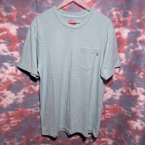 Supreme Pocket Tee pale green size L 淺綠色口袋tee