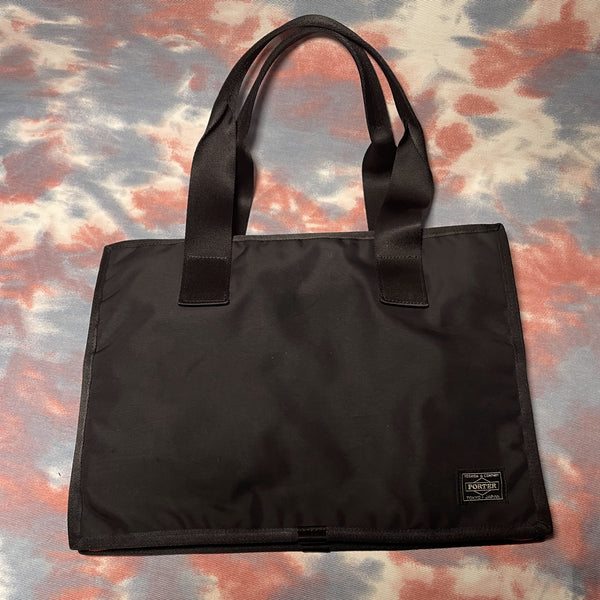 Porter Handy Folding Shopper bag - Black 黑色尼龍購物褶袋