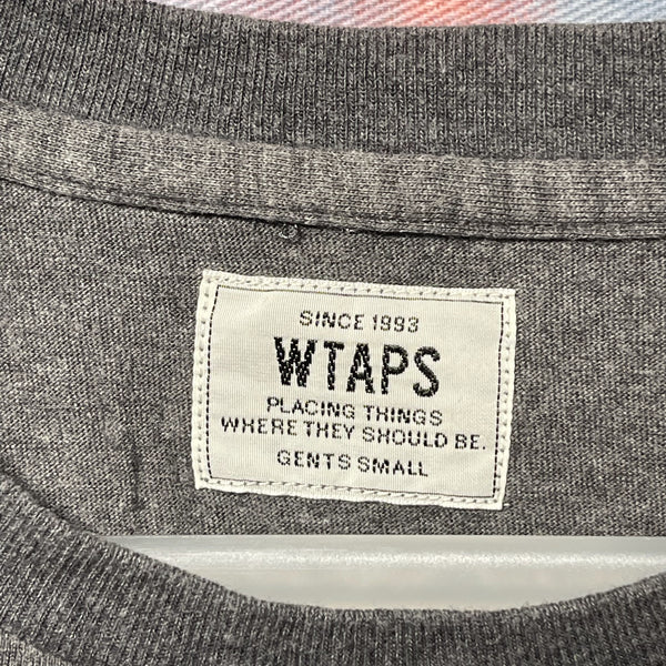 Wtaps Design blank SS pocket tee size S 灰色口袋tee