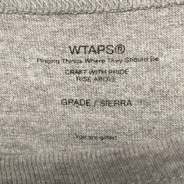 Wtaps Design Tee - ringer size S 淺灰色 sierra tee