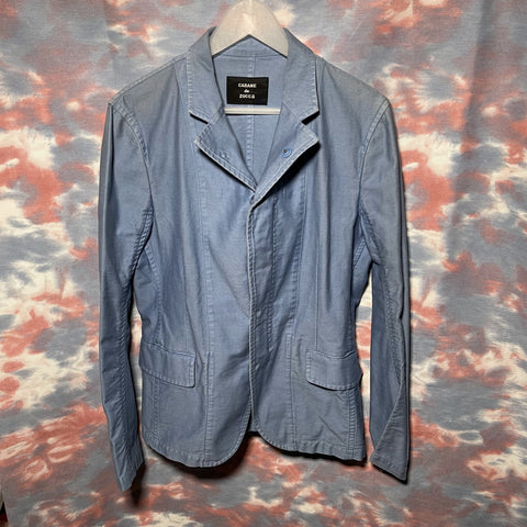 Cabane de Zucca blazer light blue size M 淺藍色立體剪裁西裝䄛