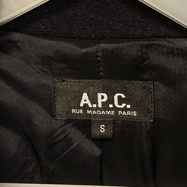 APC Wool Duffel Coat Black size S 黑色羊毛絨漁夫䄛