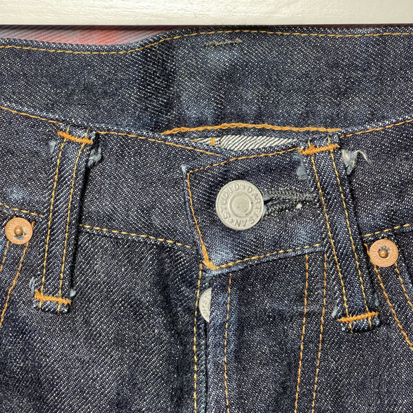 Studio Dartisan Japanese Denim Jeans unwash SD-103 W30 日本製d’artisan豬仔無洗水牛仔褲