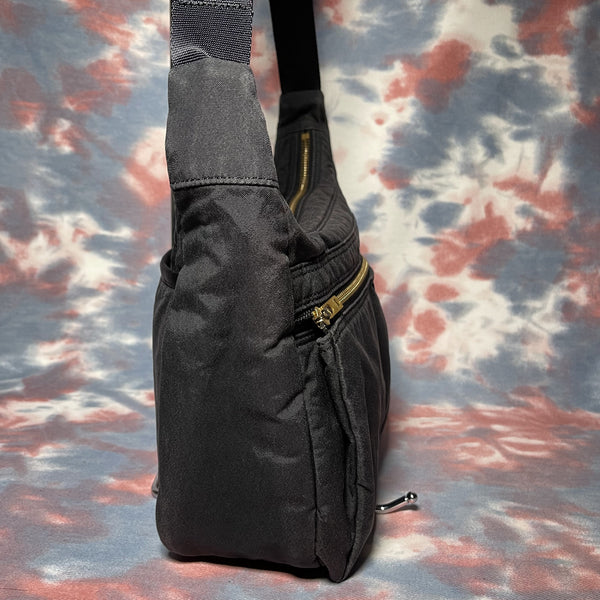 Porter Draft Shoulder Bag - Black 黑色側揹袋 斜揹袋