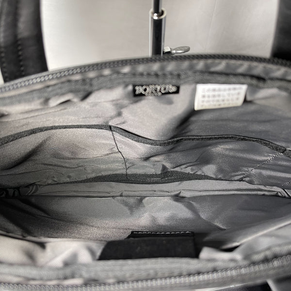 Porter Amaze 2WAY Leather Briefcase - Black 黑色皮製兩用公事包