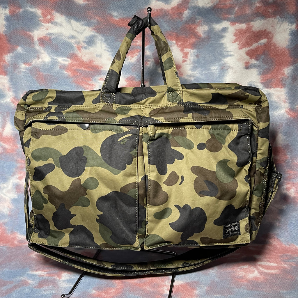 Bape x Porter 1st camo Tanker 3way Briefcase / Bag / Backpack