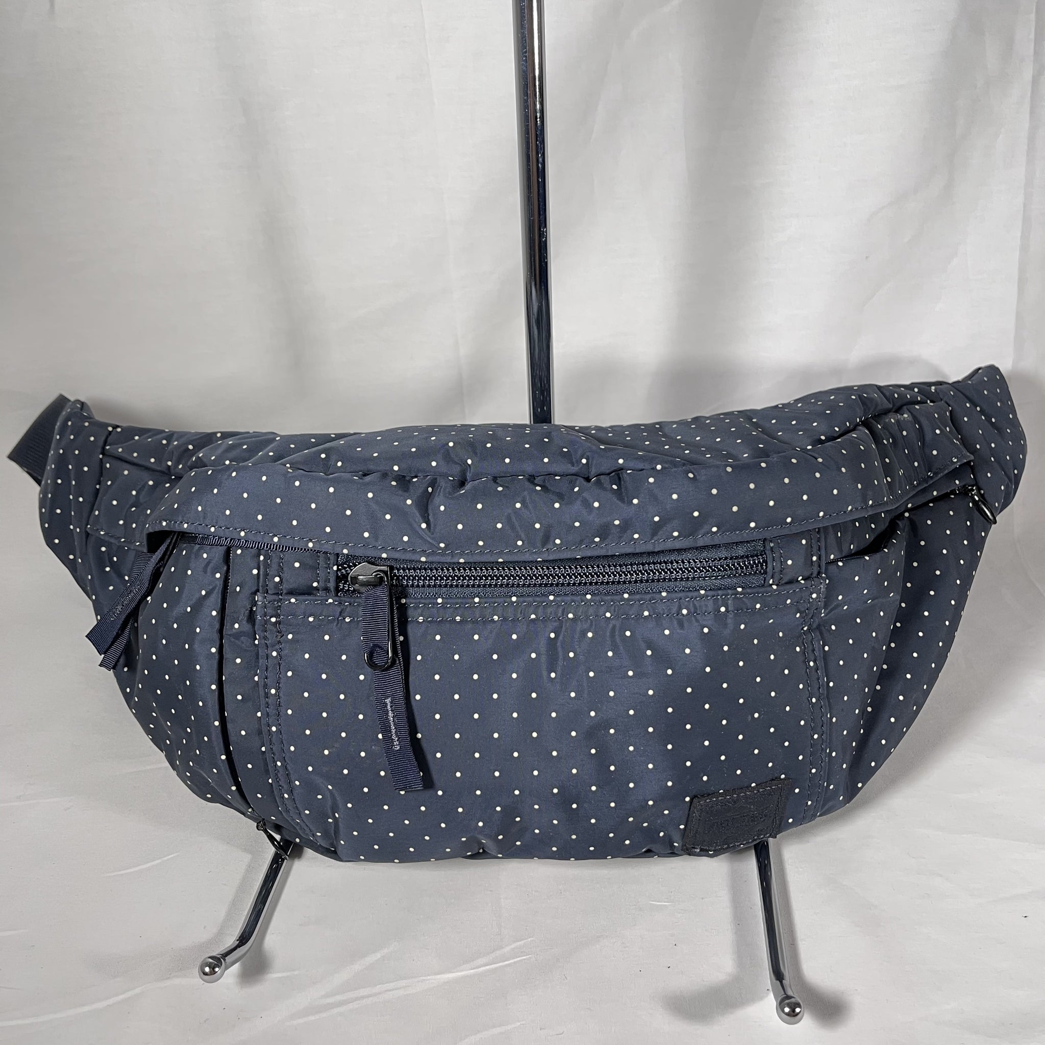 Head Porter MasterNavy Dot Waist Bag - 深藍色波點腰包