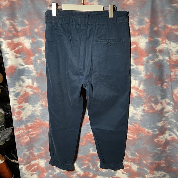 3.1 Phillip Lim Blue cropped pants size 29 actual waist 34inch 藍色闊身斜布褲