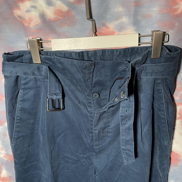 3.1 Phillip Lim Blue cropped pants size 29 actual waist 34inch 藍色闊身斜布褲