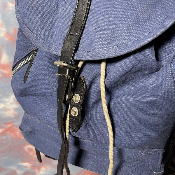Porter Bridge Rucksack Backpack - Blue 藍色帆布背囊