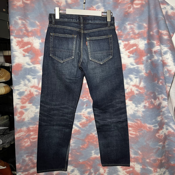 Fdmtl Regular Straight Washed Patchwork Jeans denim 拼布洗水破壞牛仔褲