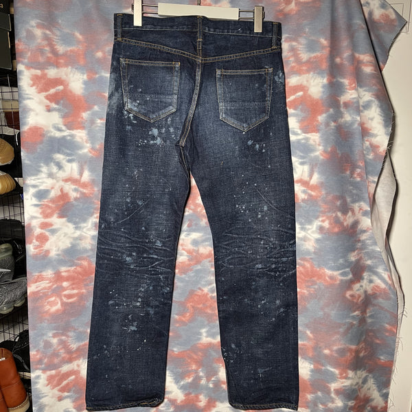Fdmtl Regular Straight Washed Paint Splash Jeans denim 洗水潑墨牛仔褲