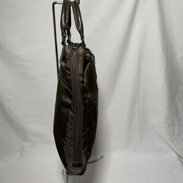agnes b 2way briefcase - olive 橄欖綠色兩用公事包