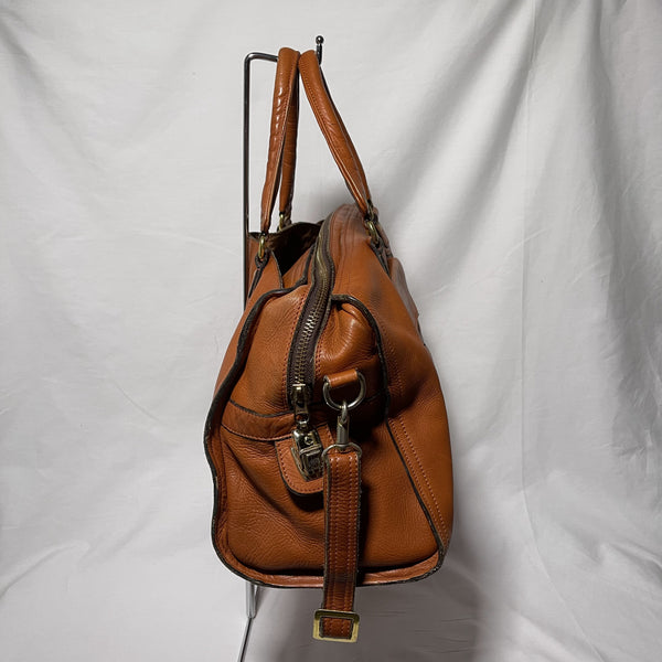 Porter Baron Leather 2way Boston Bag - Brown (Cha) 啡色皮製兩用手提袋 側揹袋 斜揹袋