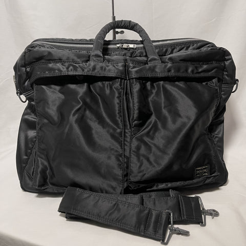 Porter Tanker 2way Overnight Briefcase - Black 黑色尼龍兩用旅行袋