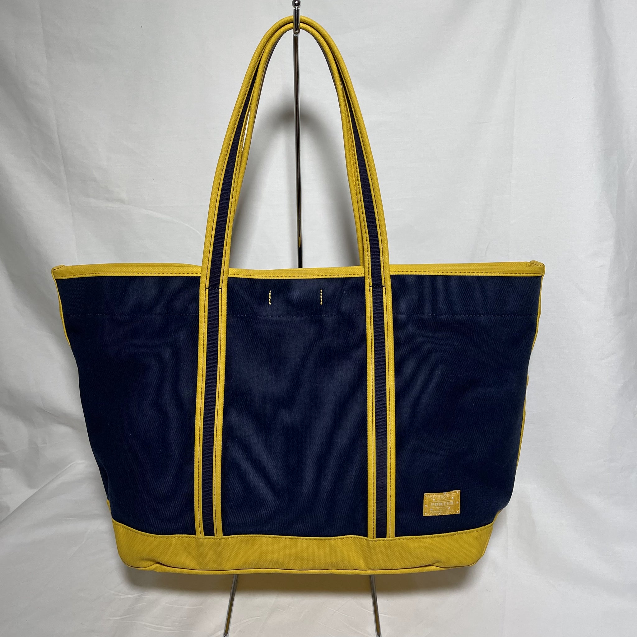 Porter Girl Boyfriend Tote Bag (L) - Blue/Yellow 藍黃色tote bag