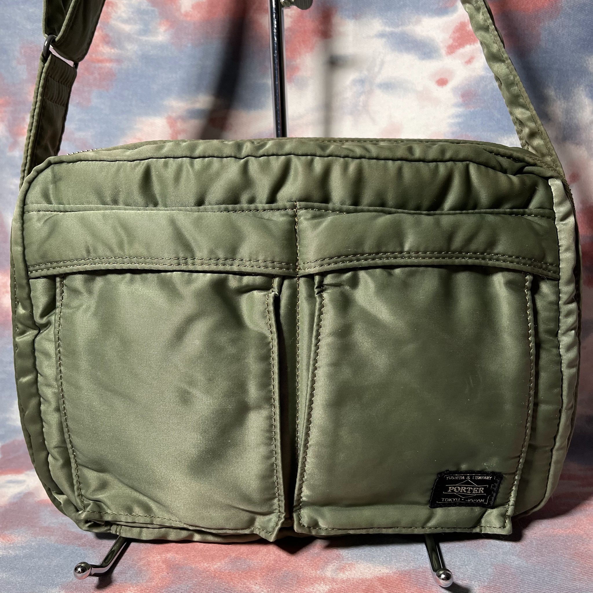 Porter Tanker Shoulder Bag (L) - Sage Green 橄欖綠色Tanker大斜揹袋