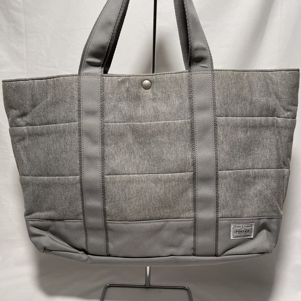 Porter Nylon Cotton Tote Bag - Grey 灰色tote bag