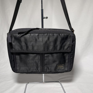 Porter Shoulder Bag - Black 黑色斜揹袋 側揹袋