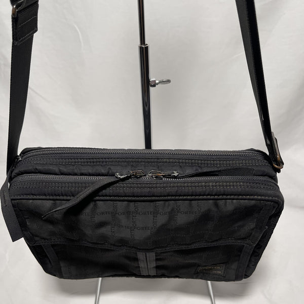 Porter Shoulder Bag - Black 黑色斜揹袋 側揹袋