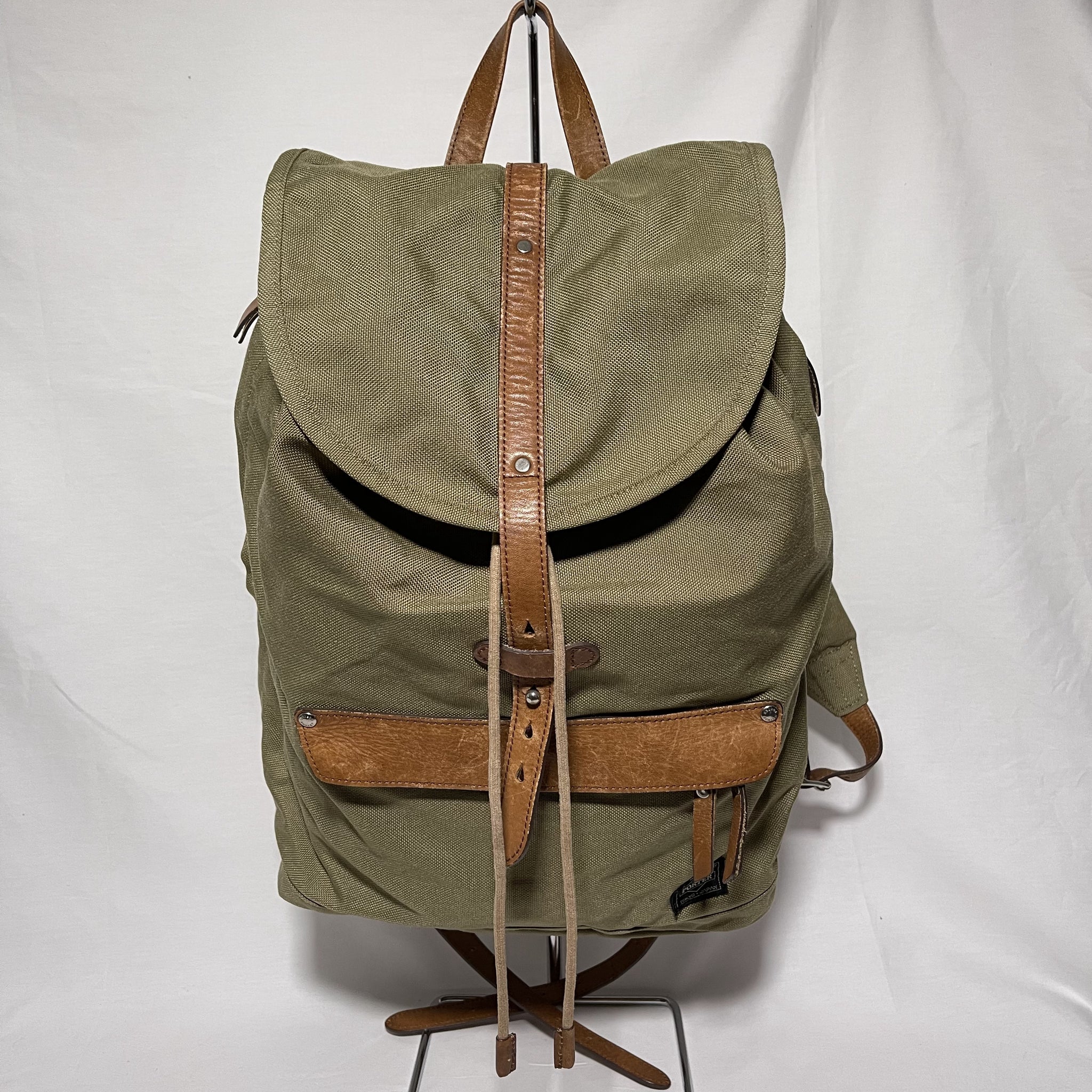 Porter Bridge Rucksack Backpack - Olive 橄欖綠色帆布背囊