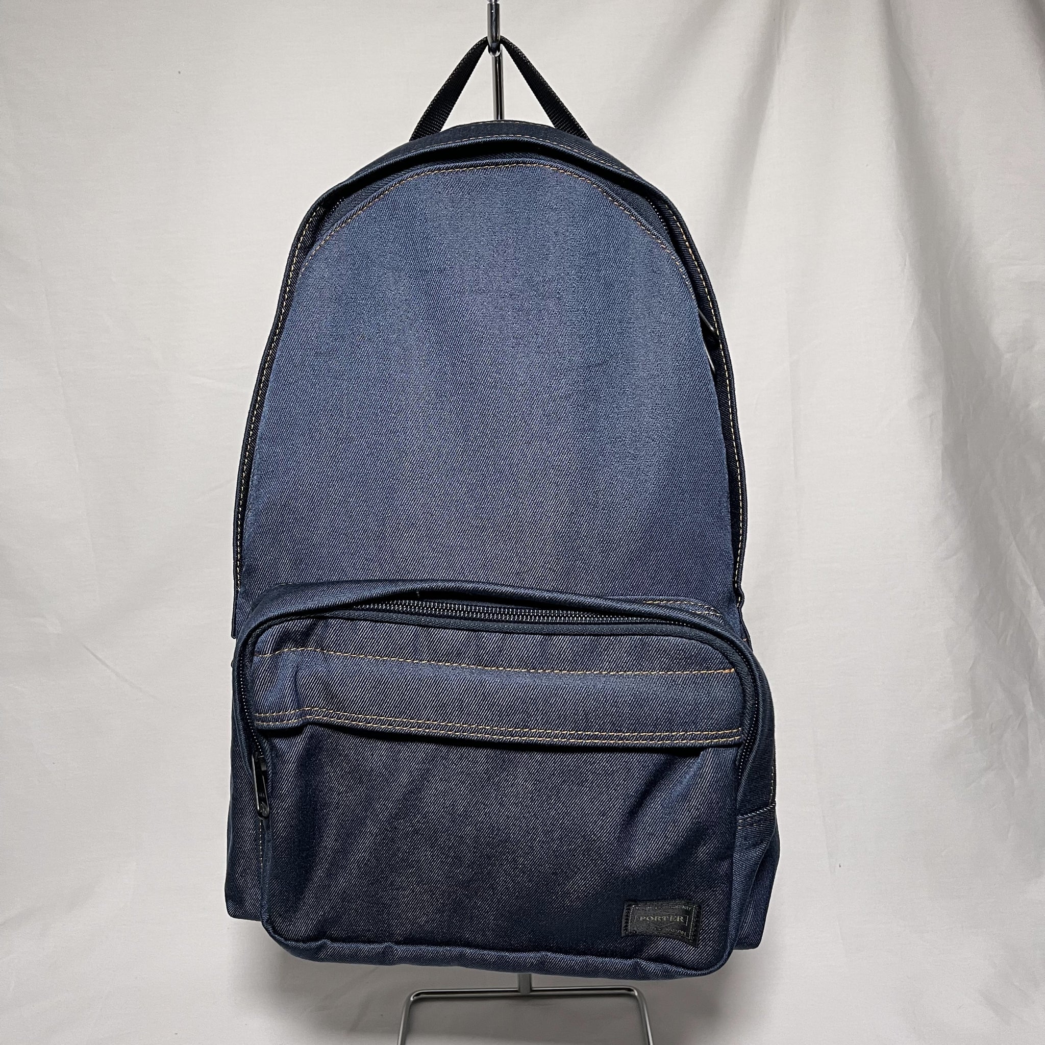 Head Porter Indigo Backpack - Indigo 深藍色牛仔尼龍背囊– napo.hk