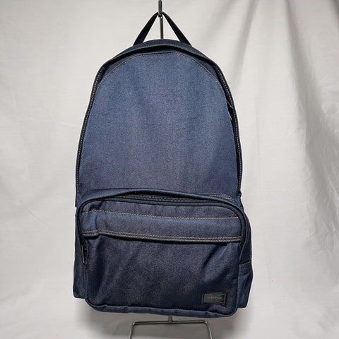 Head Porter Indigo Backpack - Indigo 深藍色牛仔尼龍背囊