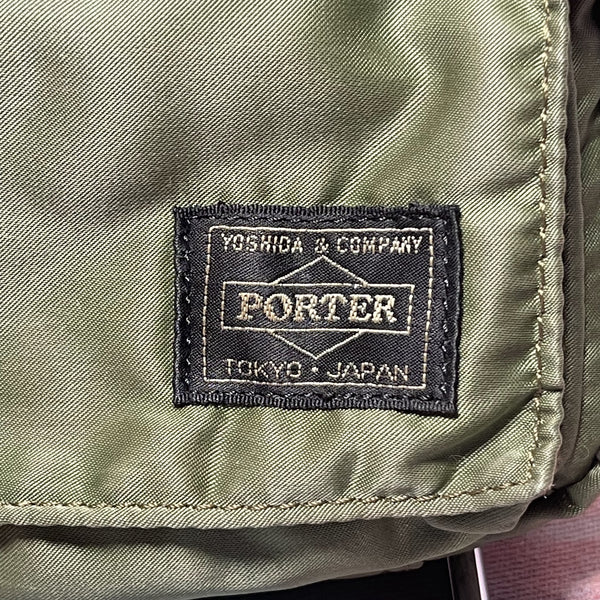 Porter Tanker Shoulder Bag S - Sage Green 軍綠色細斜揹袋