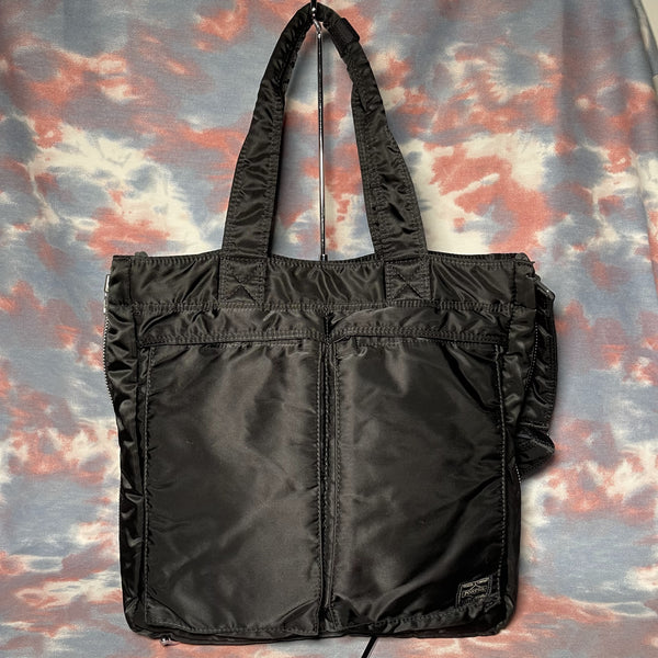 Porter Tanker 2way tote bag - Black 黑色Tanker兩用tote bag (可上膊)