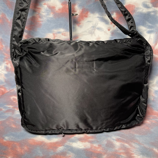 Porter Tanker Shoulder Bag (Base expandable) - Black 黑色Tanker斜揹袋 可擴大底部