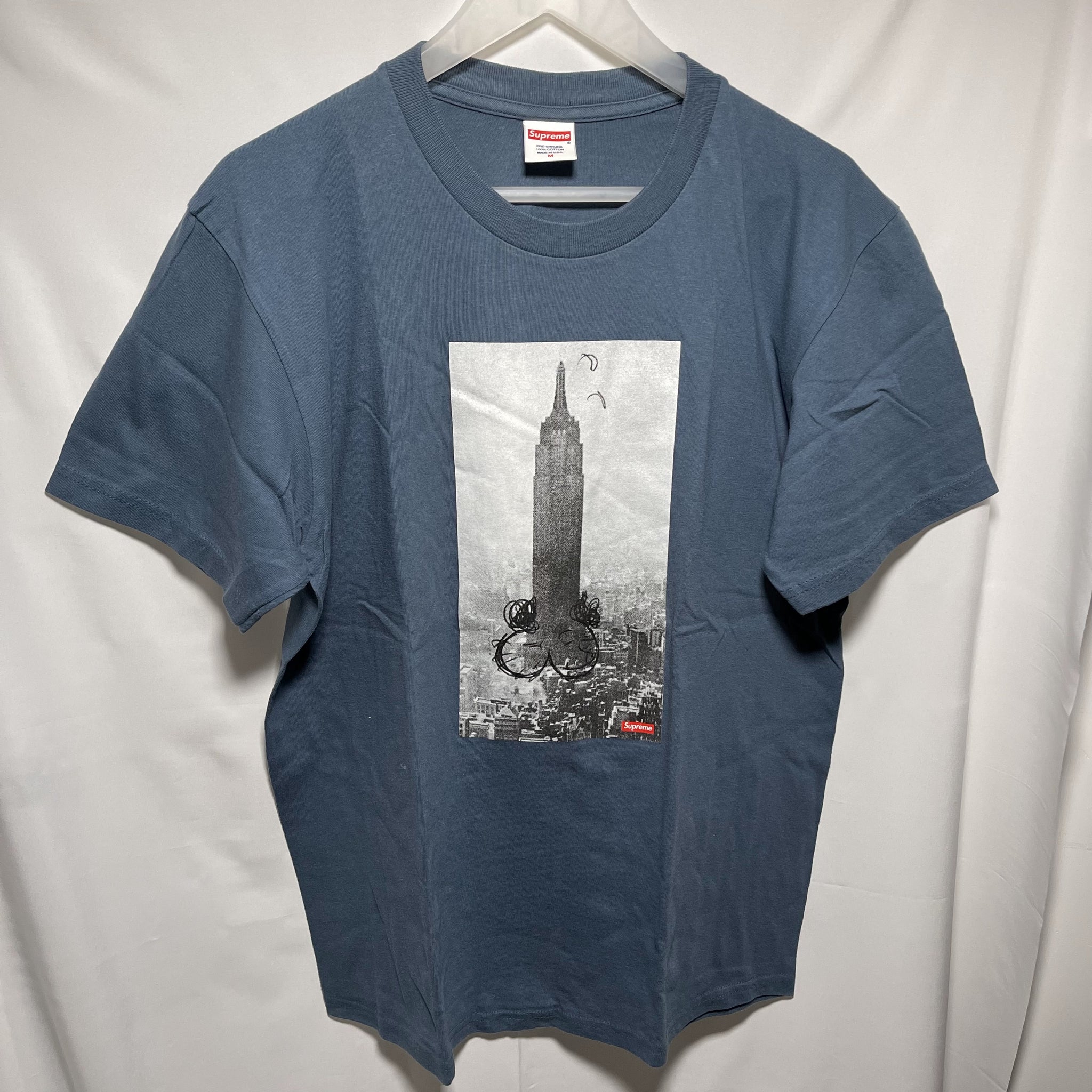 Supreme Mike Kelley Empire State Tee Blue size M