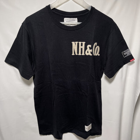 Neighborhood Tee Black size M 黑色繡布章tee