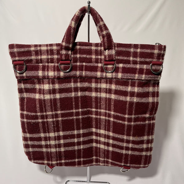 Head Porter Lesson 2way Helmet Bag without strap - Red wool 紅色羊毛頭盔袋 *無揹帶
