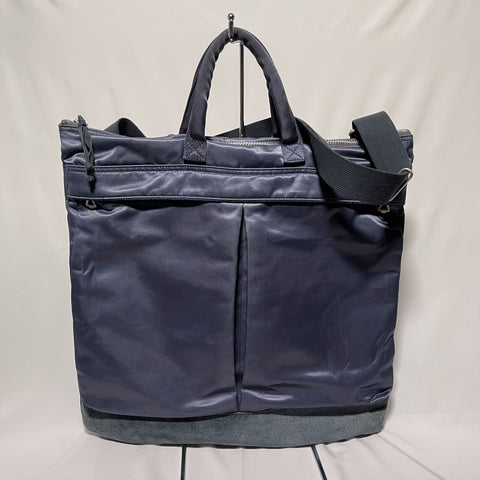 Porter Fade 2way Helmet Bag  - Navy 深藍色兩用頭盔袋/斜揹袋/側揹袋