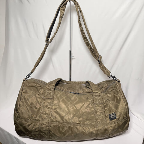 Porter x OriginalFake (Kaws) 2way Duffle Bag - Khaki 卡其色兩用斜揹/側揹/手提袋