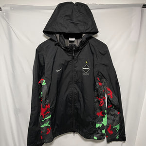 FCRB x Nike Storm-Fit Warm up Jacket Size S 2014SS 黑色x紅綠迷彩