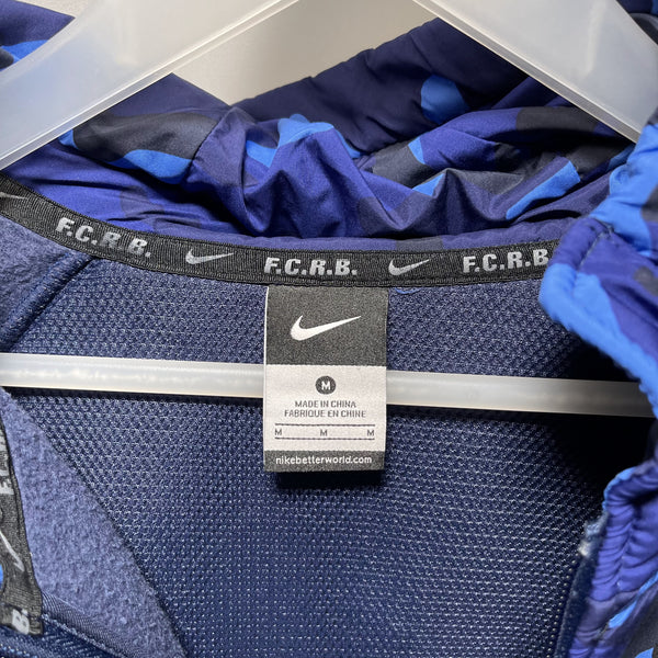 FCRB x Nike Sweat HOODY Blue Camo 藍色迷彩有帽拉鏈風䄛