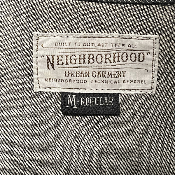 Neighborhood Stockman Denim Jacket Black Rigid unwash size M 黑色未洗水牛仔䄛