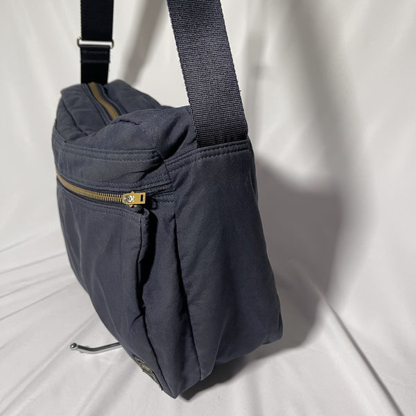 Porter Draft shoulder bag L navy 深藍色尼龍斜揹袋